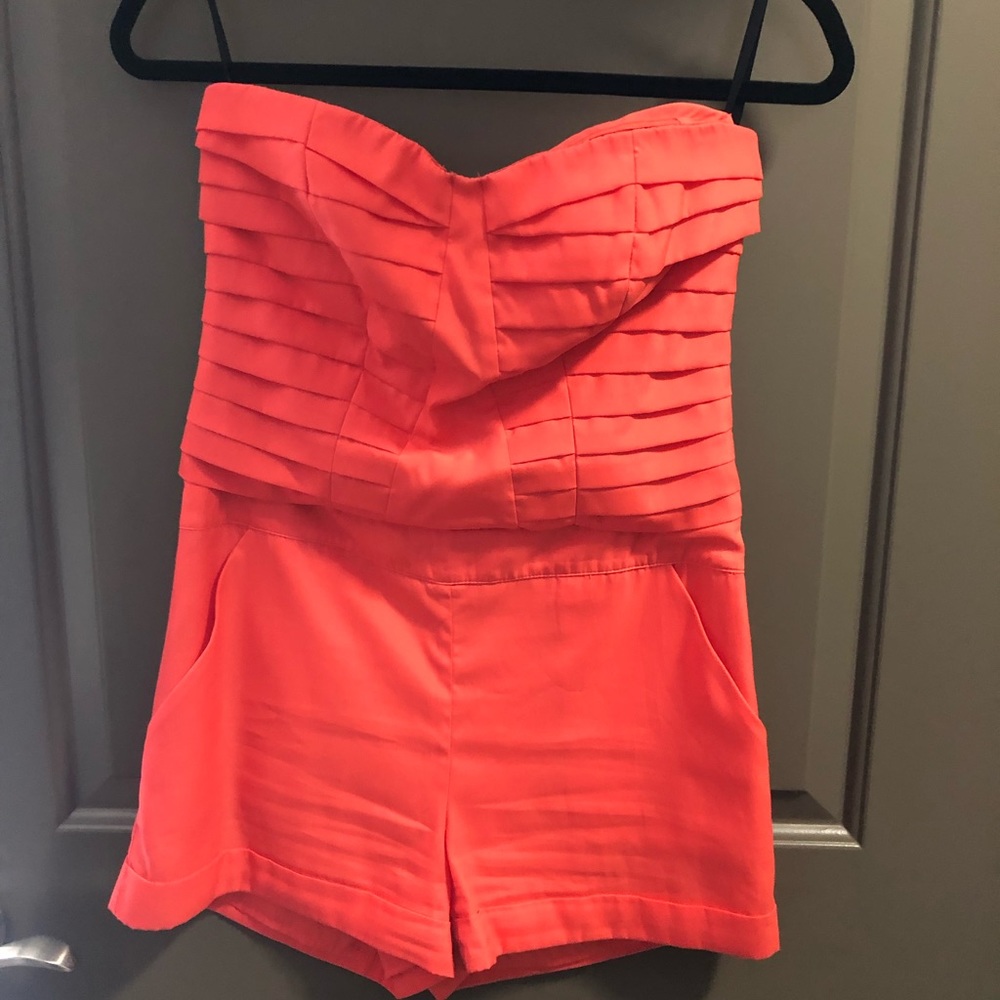 Bebe orange romper
